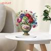 2D Flat Vase DIY Desktop Diamond Art Kits Special Shape Diamond Diamond Painting Desktop Ornaments Kit Bedroom Table Decoration