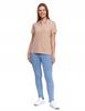 Women's Cotton Polo Shirt with Collar MORAJ 3XL BEIGE