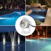 10W LED Colorful Underwater Light RGB Fountain Pool Light with Remote Control Outdoor Waterproof Landscape Light