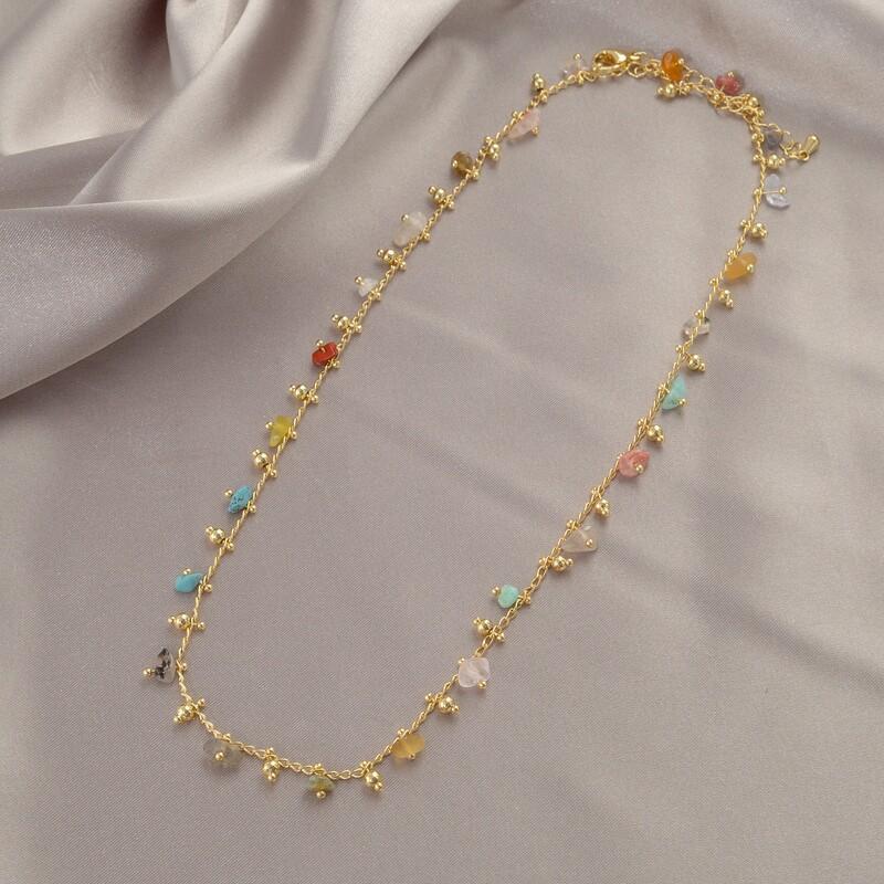 Elegant Black Crystal Freshwater Pearl Pendant Necklace Women Minimalist Geometric Design Statement Irregular Green Turquoise Stone Necklace