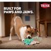 Jouet en peluche pour chien - TRIXIE - Patte en peluche - Corde durable - 22 cm - Vert clair - Silencieux