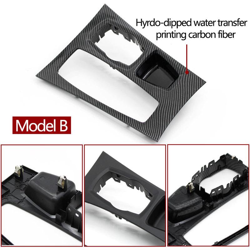 Left Hand Driver Car Center Console Gear Shift Box Panel Cover Trim For BMW X5 X6 E70 E71 E72 2007-2009 51166954947 51169164485