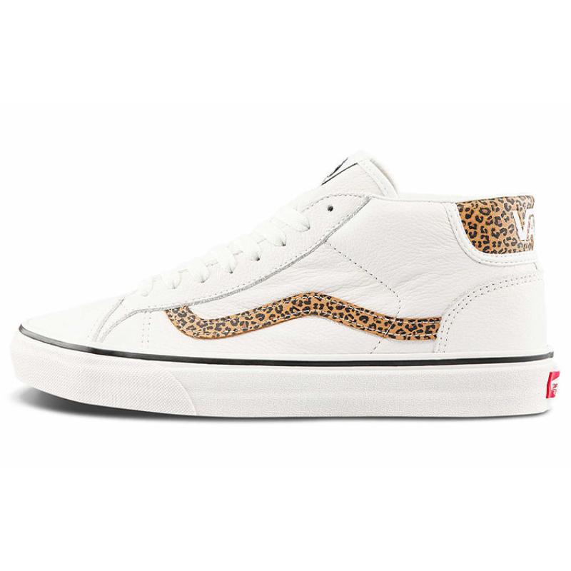 Vans General Mid Skool Skate Shoes White Brown Vans VN0A3TKF912 38