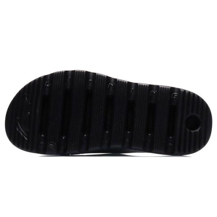 Li-Ning Versatile Casual Durable Comfortable Rubber Sole Slide Sandals Men Footwear Black White ABTR005-2