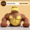 Stretchy Gorilla Squeeze Fidget Toy Fast Rebound Washable Soft Stress Relief Toy for Kids Adults Long Car Trips