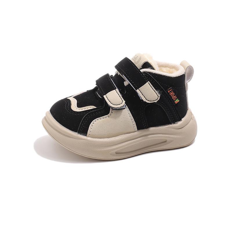 Winter-Baumwollschuhe für Jungen mit Samtfutter - Frostsichere Schneestiefel für kleine und mittelgroße Kinder