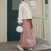 2025 A/W Literary Hanfu-Inspired Two-Piece: Improved Top & Skirt