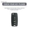 Fashion TPU Car Flip Key Case Cover Shell Fob For Jeep Renegade Compass 2016 2019 4 Button Folding Keyless Protector Accessories