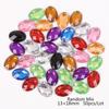 Round Multi-Faceted Acrylic Rhinestones with Double-Hole Flat-Back for Jewelry Accessories