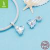 Underwater World Ice Flower Diy Bracelet Necklace Pendant, Exquisite Opal S925 Silver Beaded Accessories