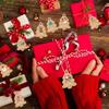 Christmas Tree Ornaments Set Cartoon Decorative Holiday Labels Portable Hangable Decoration Cute Ornaments Set For Home Work