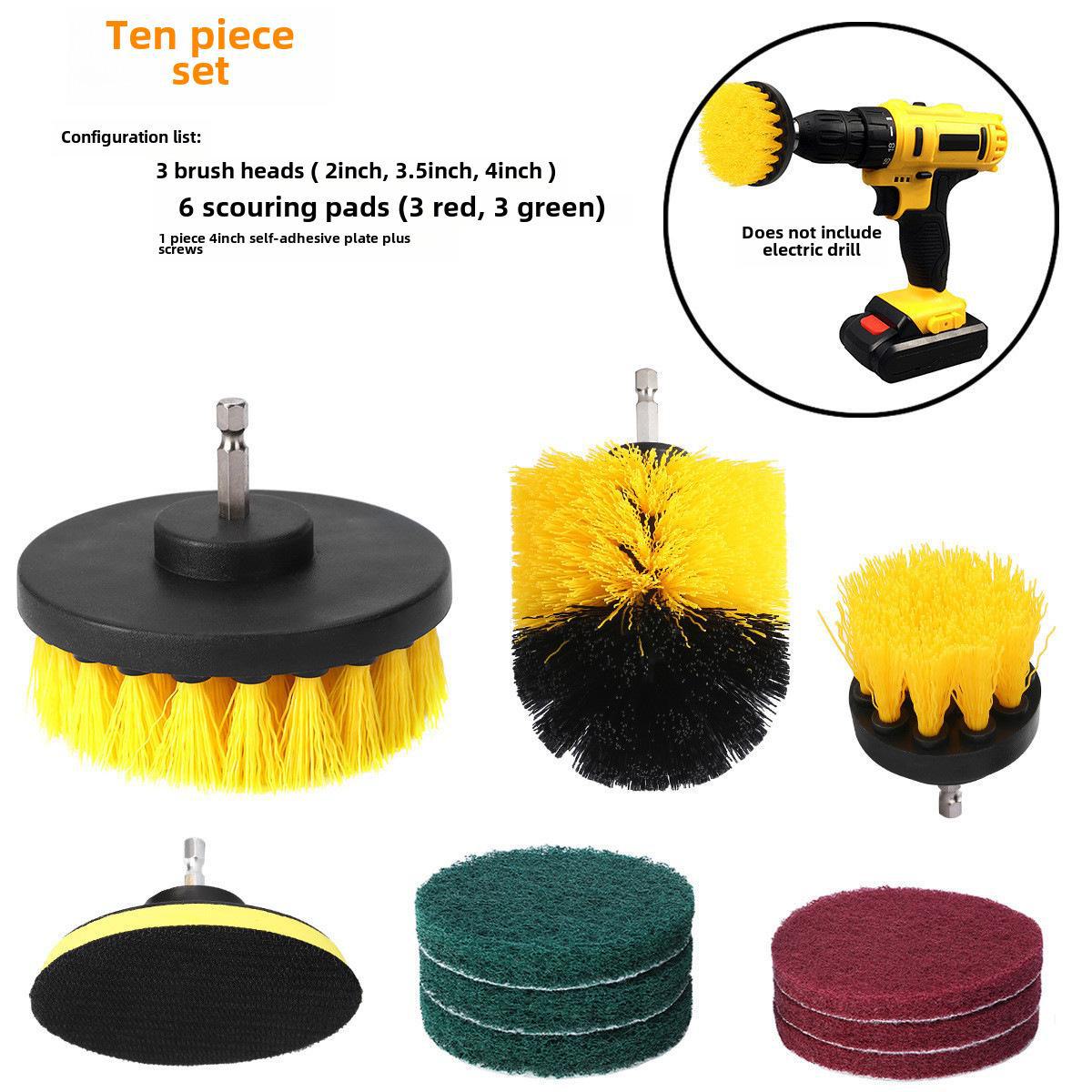 

Багатокомпонентний набір щіток для чищення електричних дрилів для дому та автомобіля