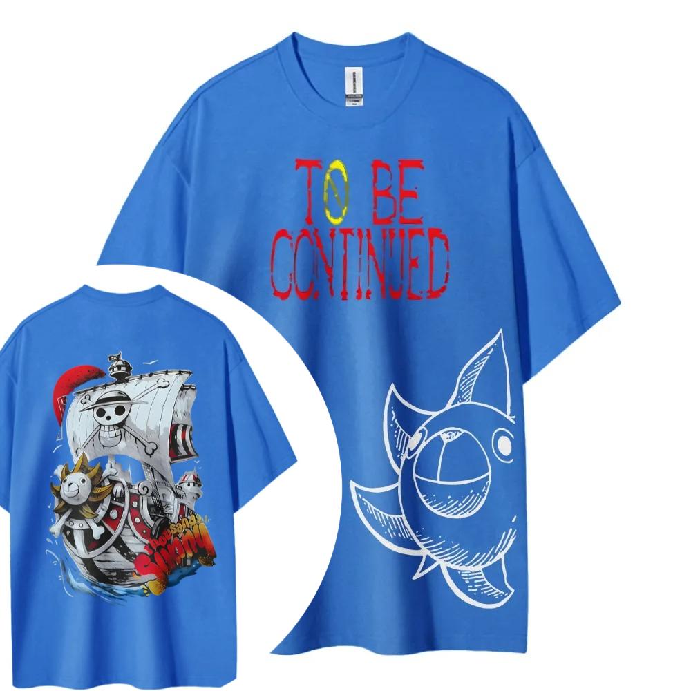 ONE PIECE Bedrucktes Kurzarm-Freizeit-Sommerkleidung Herren Bequeme Kleidung Herrenbekleidung Kurzarm-Halbarm-Oberteil