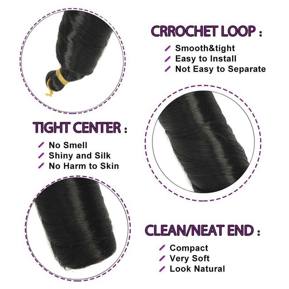 Loose Body Weave French Curly Crochet Hair