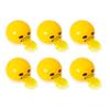 1/2/4/5/6Pcs Puking Sucking Egg Yolk Fidget Toy Anxiety Relief Vomiting Cartoon Egg Yolk Squeeze Stress Ball Sensory Prank Toy Gag Gift