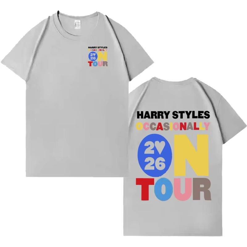 Hot Singer Harry Styles Love on Tour Tshrits Aesthetic Hip Hop Cotton T Shirt Unisexs Women Fashion Casual Short Sleeve Tee Shirt