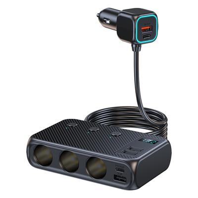 Car Independent Switch Car Fast Charging Multi-function Electrical 171W Car Charger