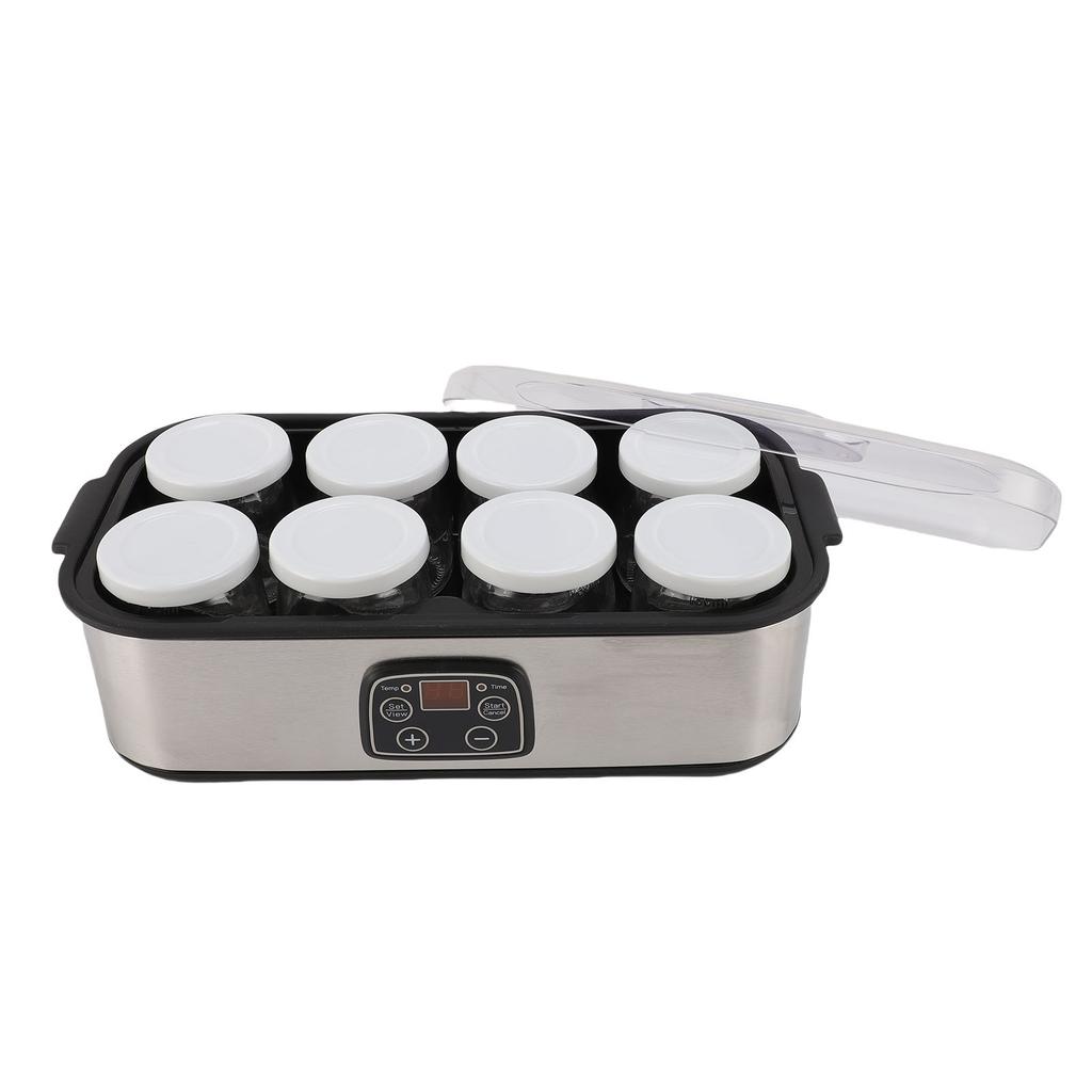 Yogurt Maker Machine Automatic with Adjustable Temperature Time Control LCD Display for Milkshake Jam Ice Cream Pudding
