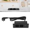 Embedded Power Outlet 2 USB 2  10A Ports Recessed Desk Socket In Desk Power Hub with 1.5m Cable