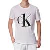 Calvin Klein Letter Print Pullover Round Neck Short Sleeve T-Shirt Men Tops White 000NM1903E-7UM
