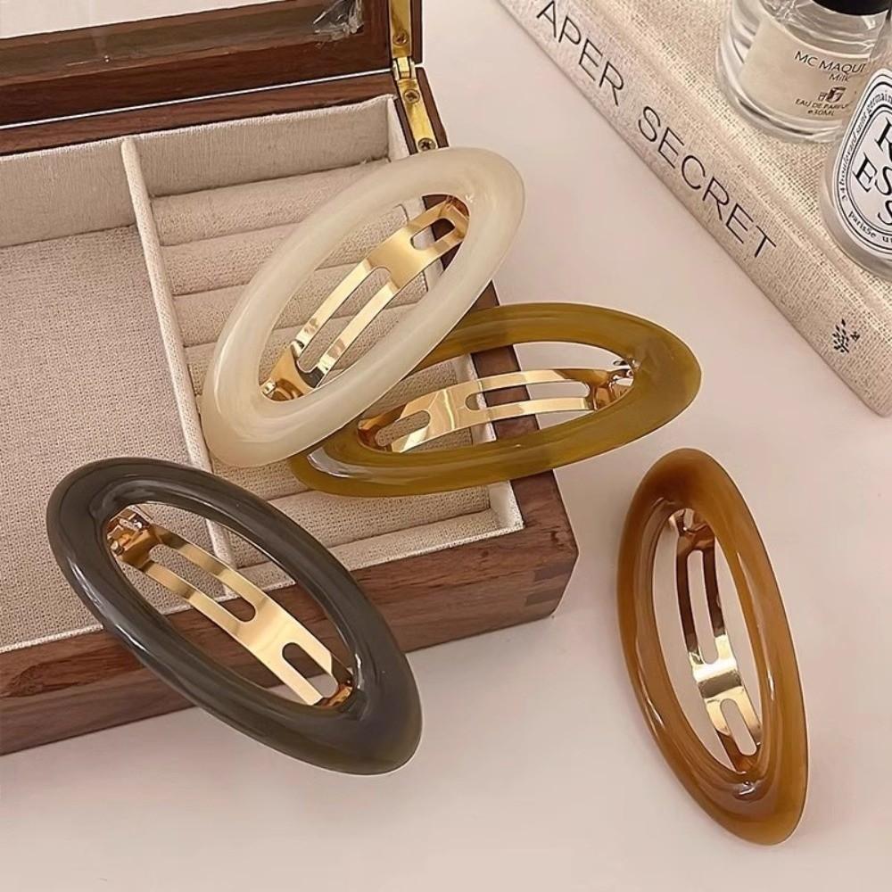 Pinces à cheveux simples en métal et gelée, porte-queue de cheval, barrettes de mode, accessoires pour cheveux