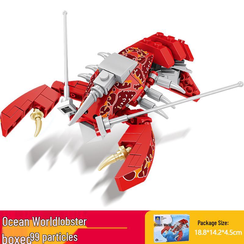 Kai Zhi Compatible Lego Insect Toy: Mantis Model Building Blocks for Kids, Educational Animal Jigsaw Puzzle Gift