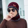Neckwarmer Beanie Set (Wine)/Fur Hat Beanie Winter Hat