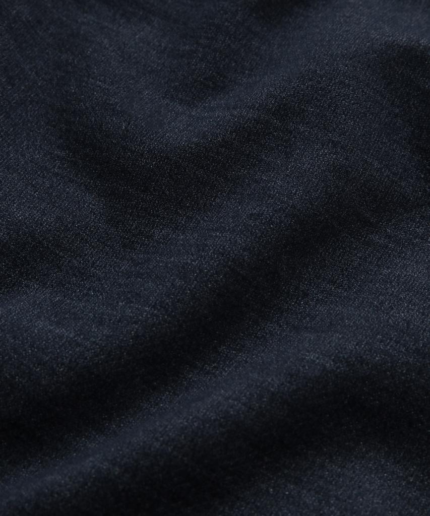 COVERNAT Moleskine One-Pleat Wide-Fit Belted Pants Indigo