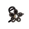 2024 Perle Strass Blume Krallenclip für Frauen - Mittlere Größe Half-Updo Accessoire