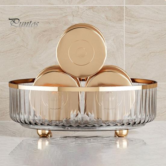 360-graders roterende krydderhylle oppbevaringsbrett Stor kapasitet Sterkt bærende krydder Kosmetisk oppbevaringsbeholder Kjøkkenorganisator