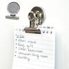 1Box/12Pcs Metal Round Fridge Magnetic Stickers Clips Fridge Wall Memo Note Message Magnet Clamp Holder Whiteboard Magnet Tools