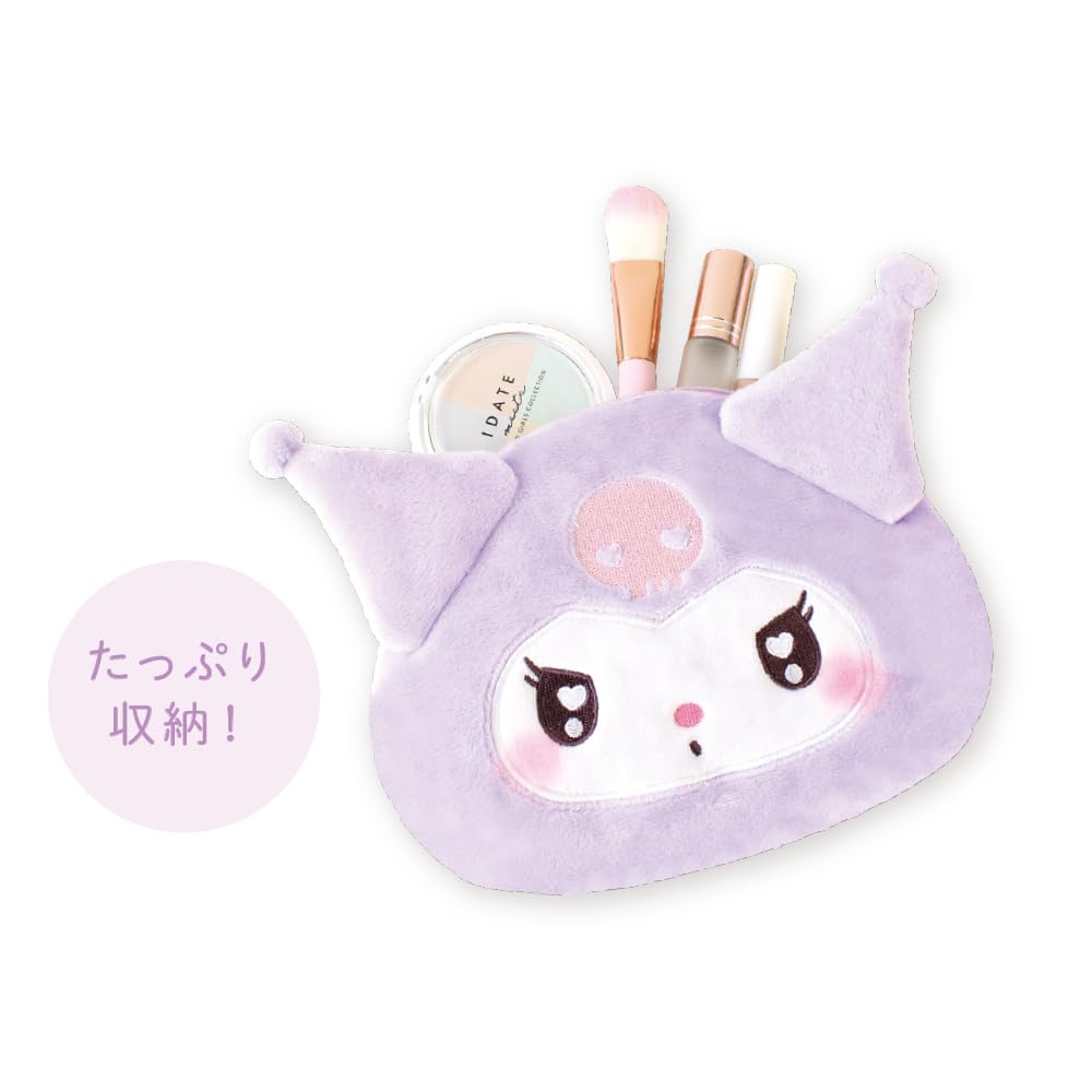 T's Factory Sanrio Plysj Skjellformet Ansiktsveske Kuromi SR-5544199KU