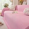 Modern Minimalist Chenille Herringbone Sofa Cover, Four Seasons Non-Slip Blanket