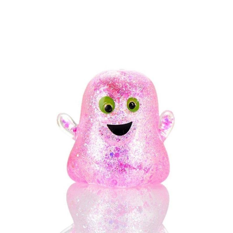 Klarer Glitzer Halloween Fidget Squishy Spielzeug Geist Kürbis Form Langsames Aufsteigen Quetschen Stressabbau Sensorisches Spielzeug für Autismus ADHS