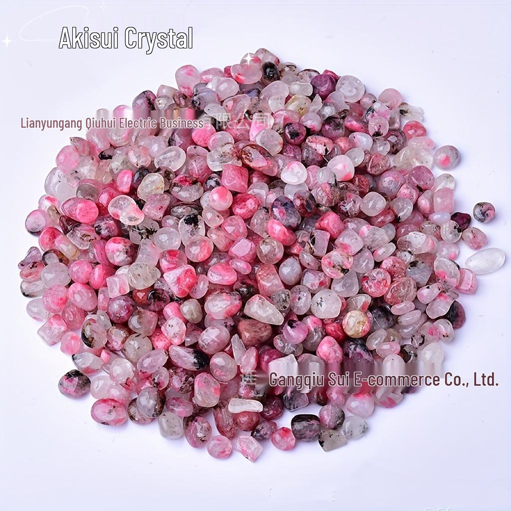 Cherry Blossom Pink Rose Quartz Aquarium & Flower Pot Stones