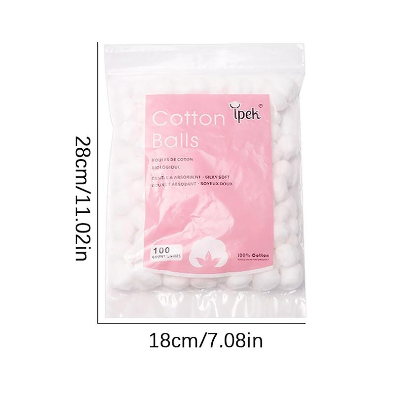 50/100/200 Pcs Nail Polish Remover Cotton Wool Balls Cleaning Tool Nail Art Cleaner Manicure Tools