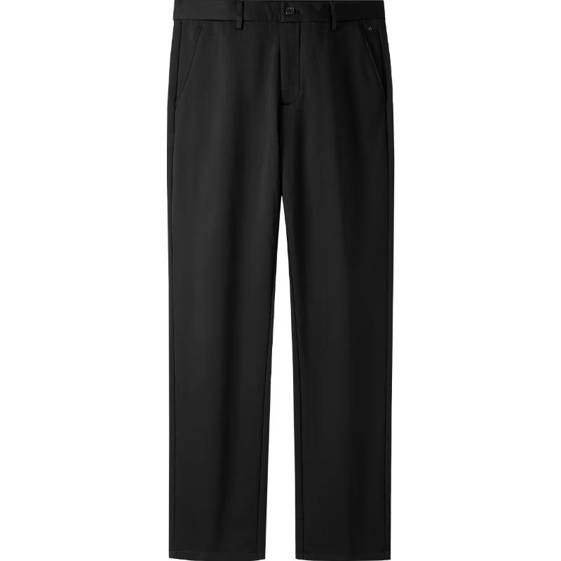 

HLA Men s Stretch Fleece-Lined High-Waist Straight-Leg Winter Casual Pants 38