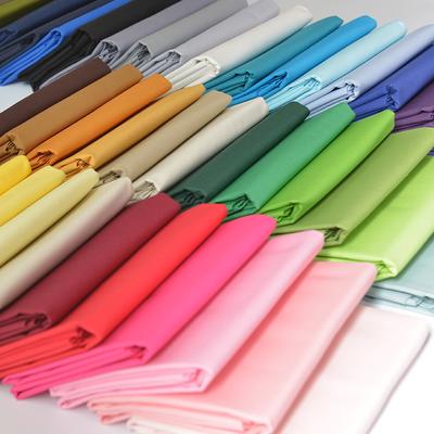 145x50cm Solid Color Poplin Cotton Fabric DIY Children's Wear Cloth Make Bedding Quilt Fabric for Girl Dress TJ9433