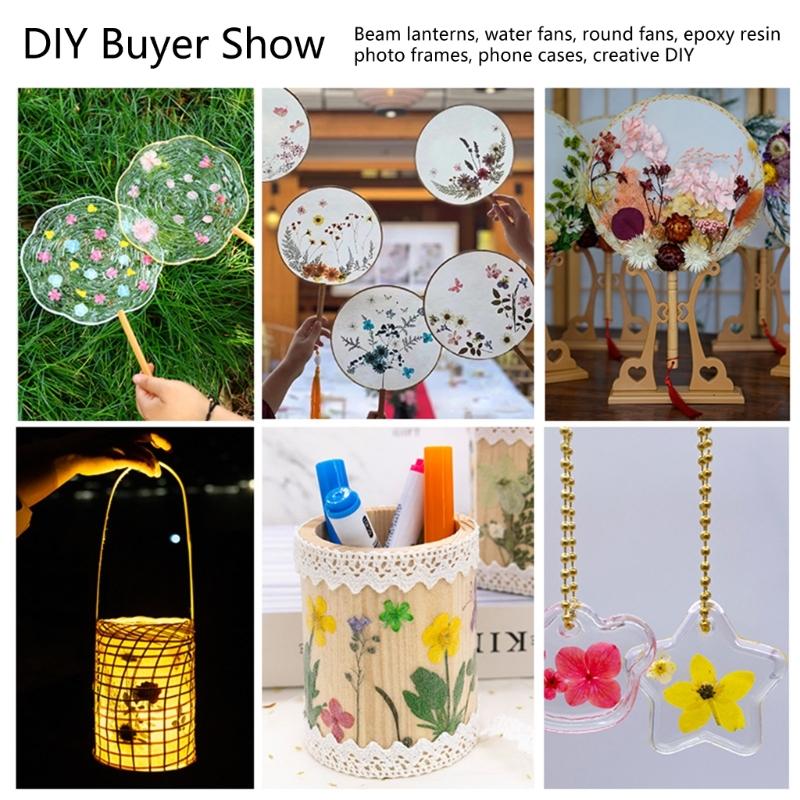 32Pcs Realistic Flower Pressed Florals Kits 4 Pack Natural Florals Craft Supplies For Resin Decorations And Gifts