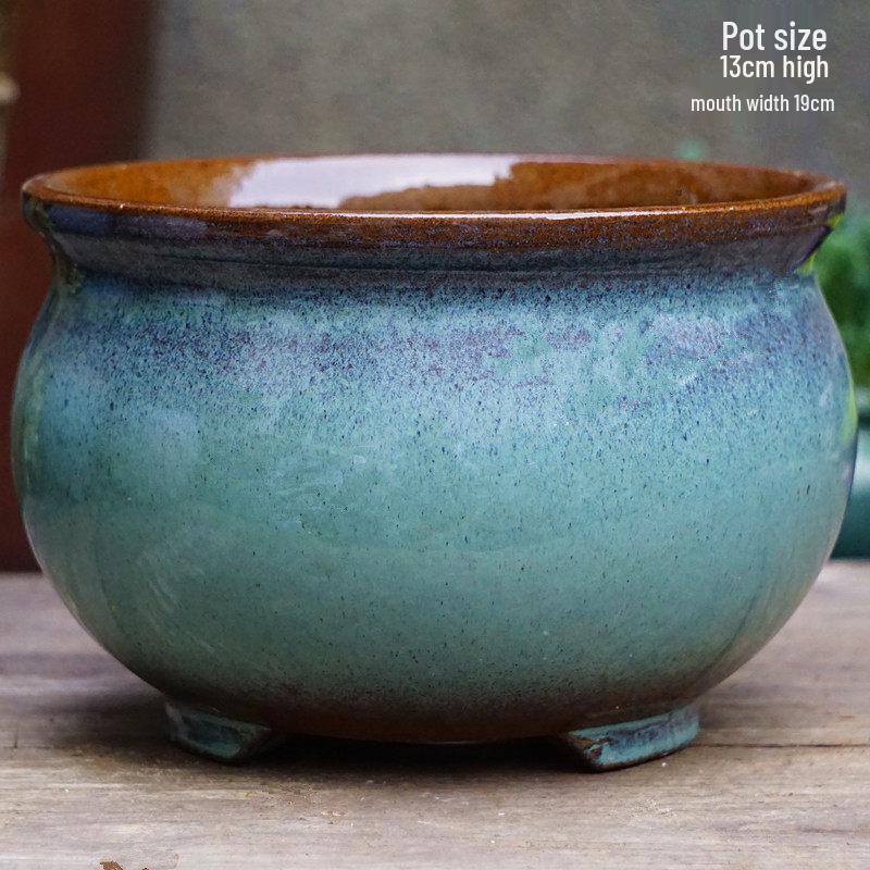 Sonderangebot: Retro Terrakotta Hoher Blumentopf für Sukkulenten oder Rettich