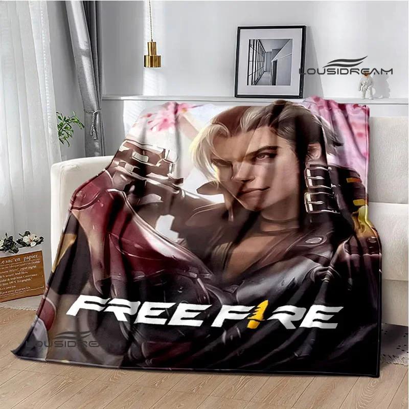 3D Games Free Fire Printed Blankets Fashion Warm Blanket Soft And Comfortable Blanket Home Travel Blanket Birthday Gift