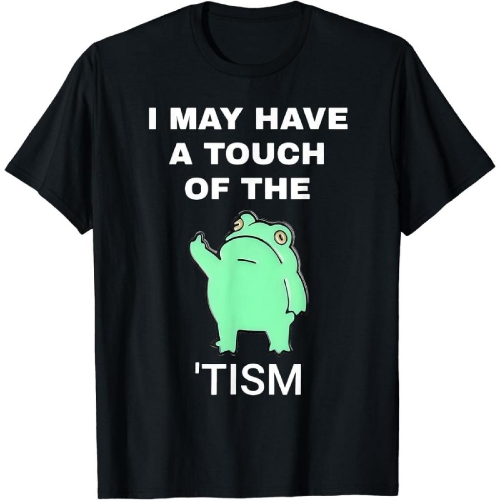 Luckyuan Frosch Ich Habe Vielleicht Einen Hauch von Autismus T-Shirt
