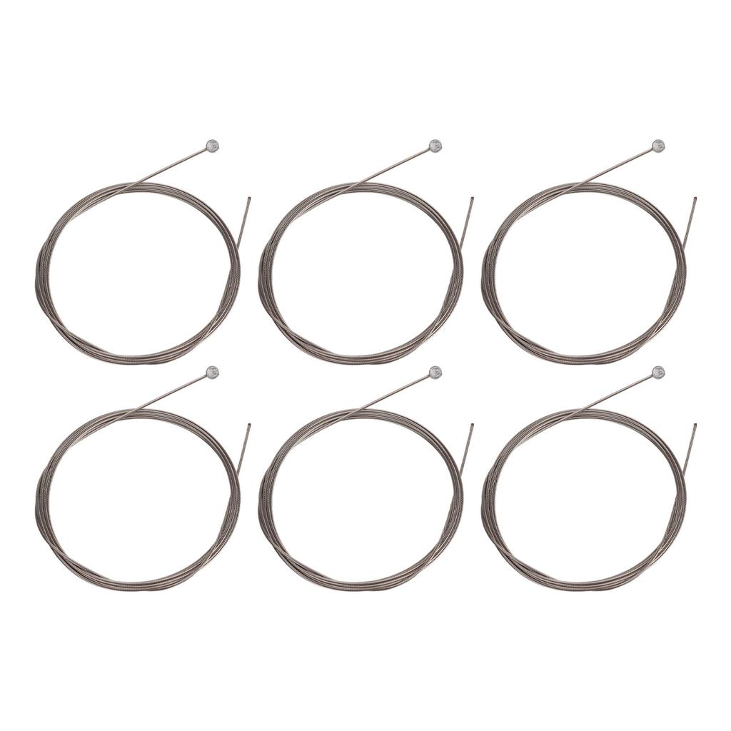 10 Stück Fahrrad Bremsleitung Set Edelstahl Bremskabel mit Endkappe Endhülse für Mountainbike
