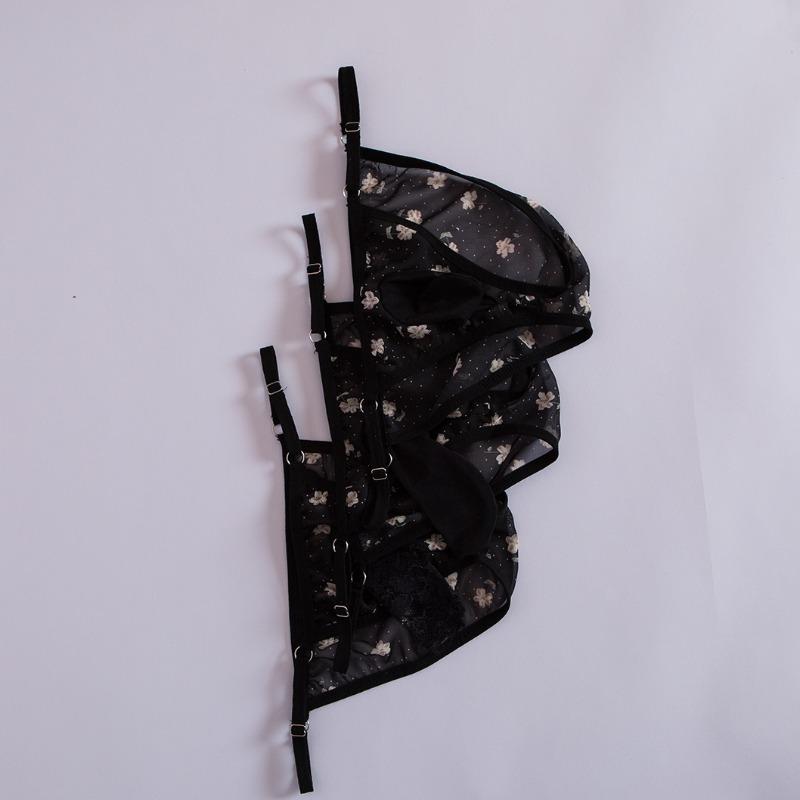 Majtki z kieszonką Sissy Męskie Stringi z trąbą słonia T-Back Siateczkowe Przezroczyste G-String Regulowane Niskie Majtki Otwór na Penis Bielizna