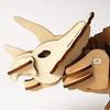 3D Wooden Puzzle Dinosaur Series with Japanese Instructions Tsukurundesu® Battery-Operated (D400 Triceratops)