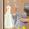 Thickened Absorbent Cartoon Duck & Goose Kitchen Hand Towel