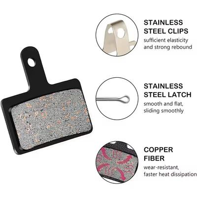MTB Bicycle Hydraulic Disc Brake Pads For B01s SHIMANO SRAM AVID HAYES Magura ZOOM Cycling Bike Parts Semi-Metallic Brake Pad