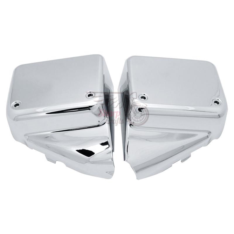 Motorcycle ABS Plastic Battery Side Fairing Covers For Honda Shadow Spirit VT750 DC 2000-2009 Black Widow 2000-2007 Panel Frame