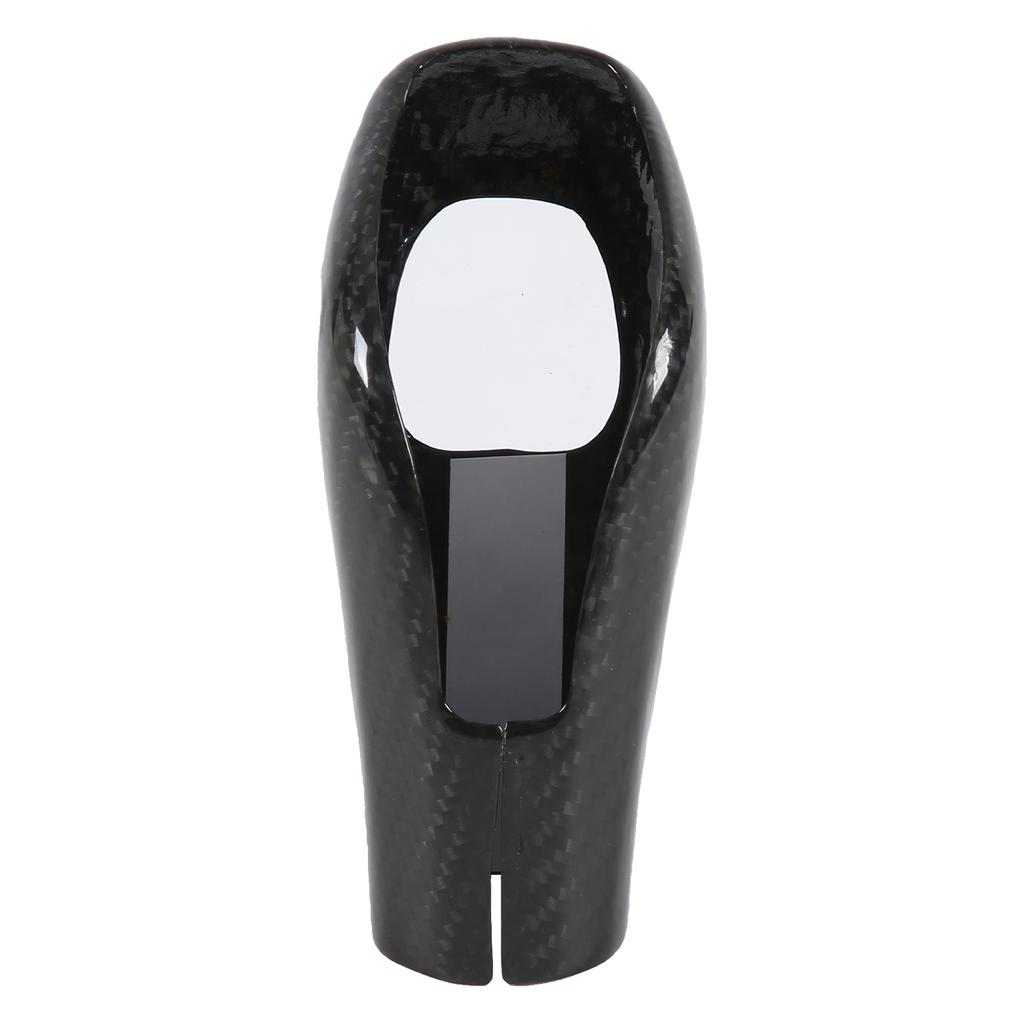Gear Shift Knob Cover Trim Carbon Fiber Replacement for Alfa Romeo Giulia Stelvio 2020‑2021
