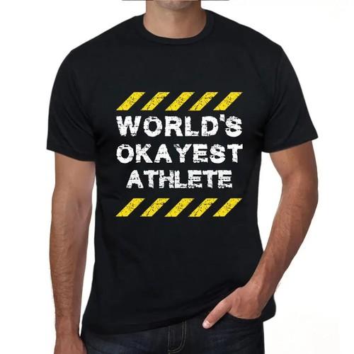 Men s Graphic T-Shirt Worlds Okayest Athlete - Worlds Okayest Athlete S
